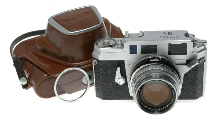Konica III A Rangefinder Camera with Hexanon 50mm f/1.8 Lens
