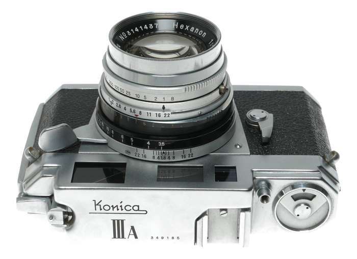 Konica III A Rangefinder Camera with Hexanon 50mm f/1.8 Lens