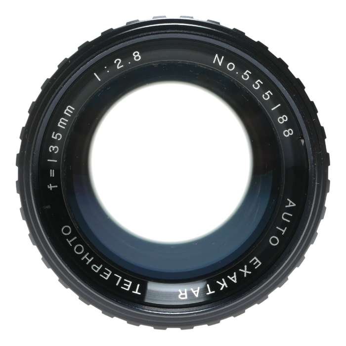 Exakta Auto Exaktar 135mm f/2.8 Telephoto Lens with Case
