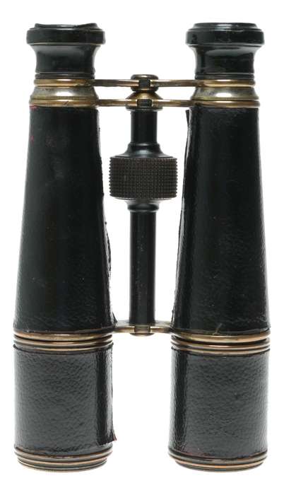 Lemaire Gallic Binoculars - Antique Brass Leather Opera
