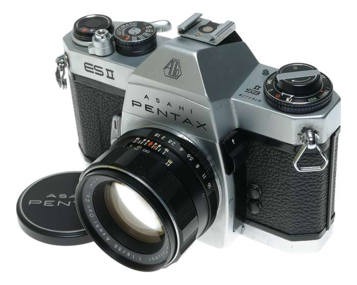 Asahi Pentax ES II SLR Camera with Super-Takumar 55mm f/1.8