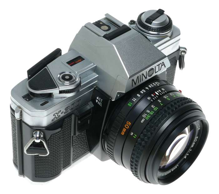 Minolta X - 300 SLR Camera Minolta MD Rokkor 50mm f/1.4 Lens