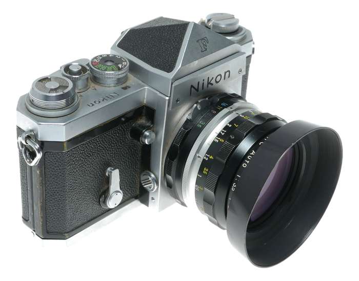 Nikon F SLR camera Nikkor - H.C Auto 28mm f/3.5 Lens HN - 2