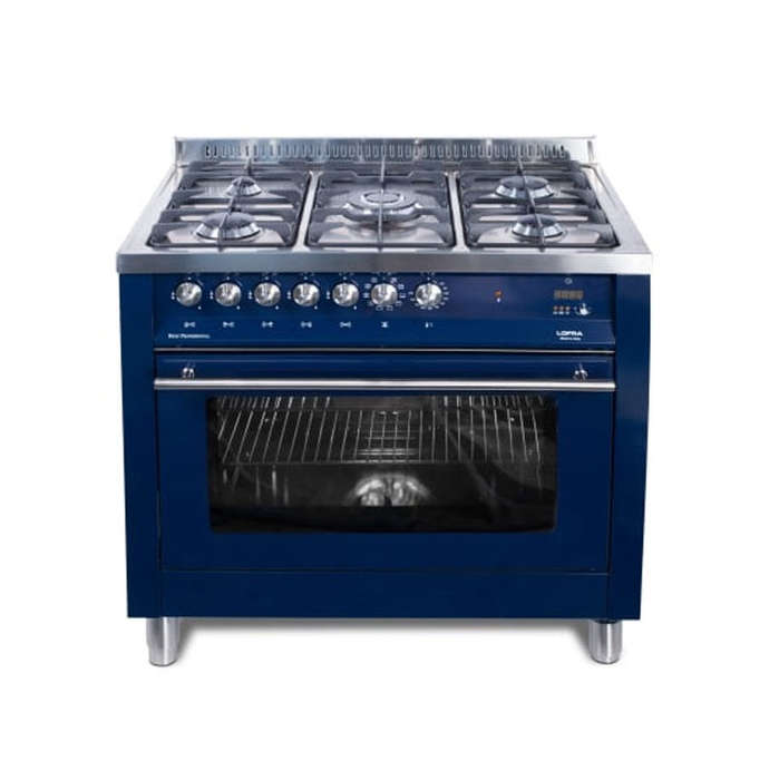 Lofra 90cm 5 Gas Burners Electric Oven  Navy Blue-PSBLG96MFT/C