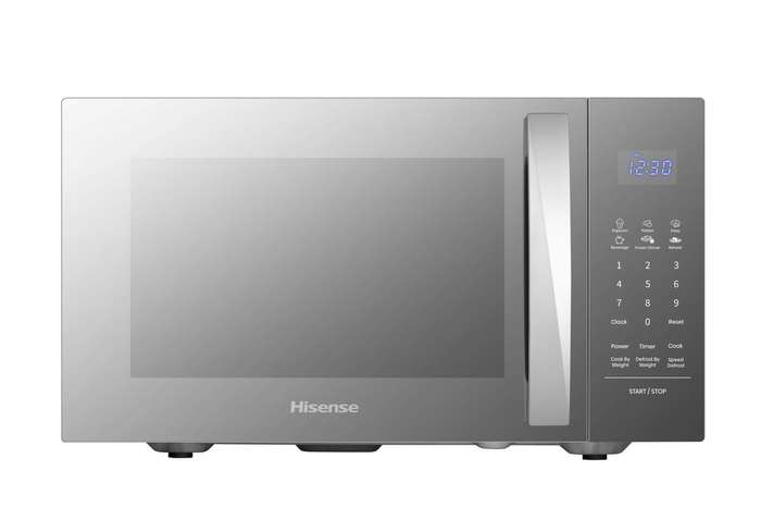 Hisense 26L Microwave Oven, Digital Control, Glass Silver Housing-H26MOS5H