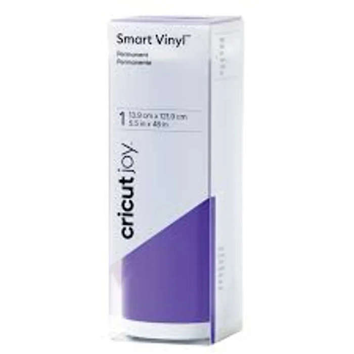 Cricut Smart Vinyl Permanent Purple  1219 mm x 139 mm Roll