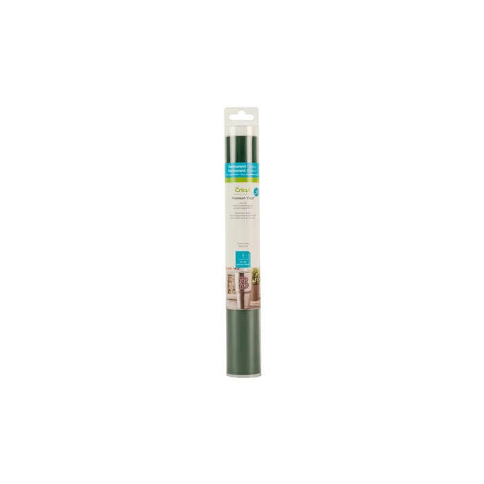 Cricut Premium Vinyl Permanent Forest Green 30.5x122cm  Glossy Roll