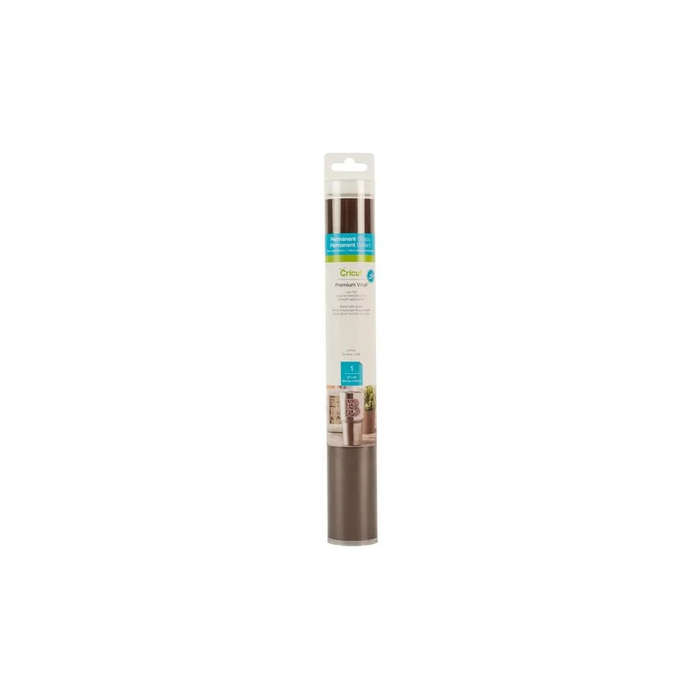 Cricut Premium Vinyl Permanent Coffee Brown 30.5x122cm  Glossy Roll