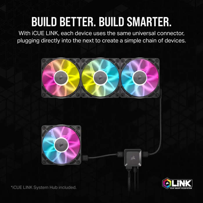 Corsair iCUE LINK RX140 RGB, Fan