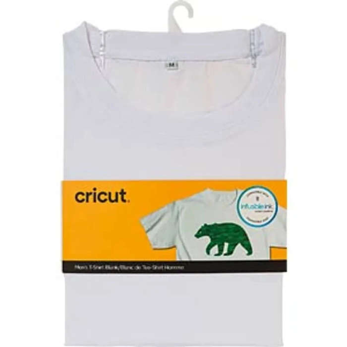 Cricut Infusible Ink Mens White T-Shirt XL  Customizable