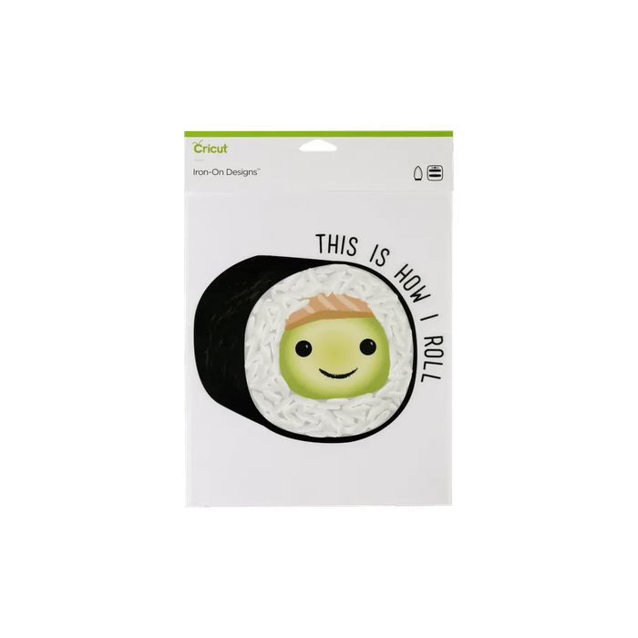 Cricut Iron-On Designs Sushi 21.5x30cm  Fun Foodie Heat Transfer