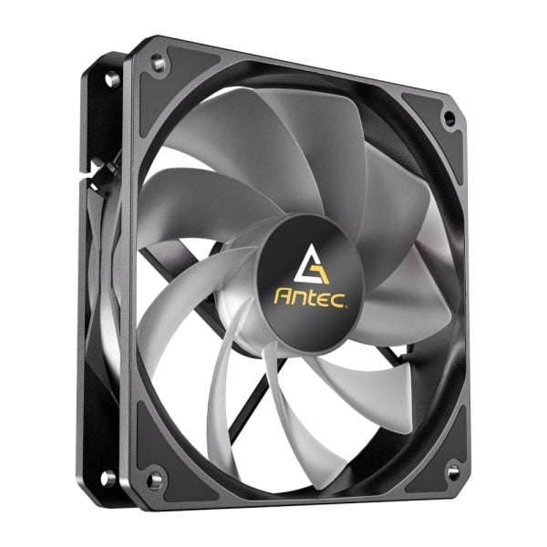 Antec P12 PWM 120mm ARGB Reverse Case Fan  Black