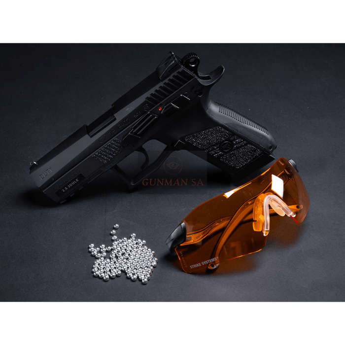 ASG CZ 75 P-07 DUTY Gas Gun (Semi Auto|NBB|CO2|20 Rounds|390 FPS|2.5J|4.5mm BB) 16726
