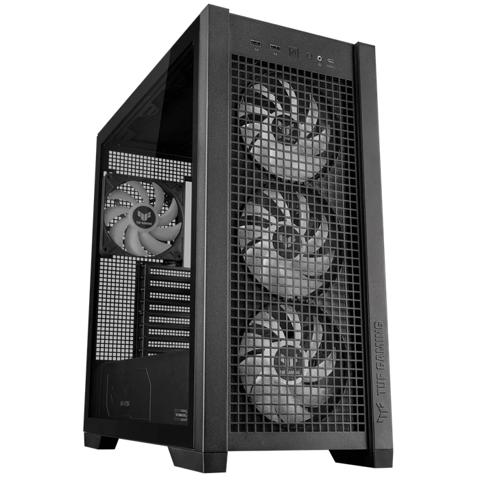 ASUS TUF Gaming GT302 ARGB, Midi Tower, PC, Black