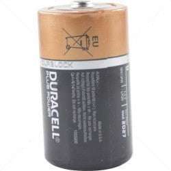 Battery - 1.5V Size D Duracell Torch 61mm x 33mm Per Each Part No: BA28-3