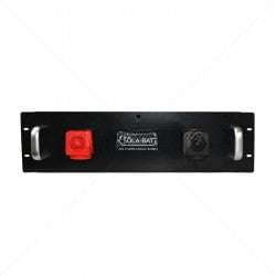 Battery Lithium 25.6V 50AH Rack 2U LiFePO4 Part No: BA51-9