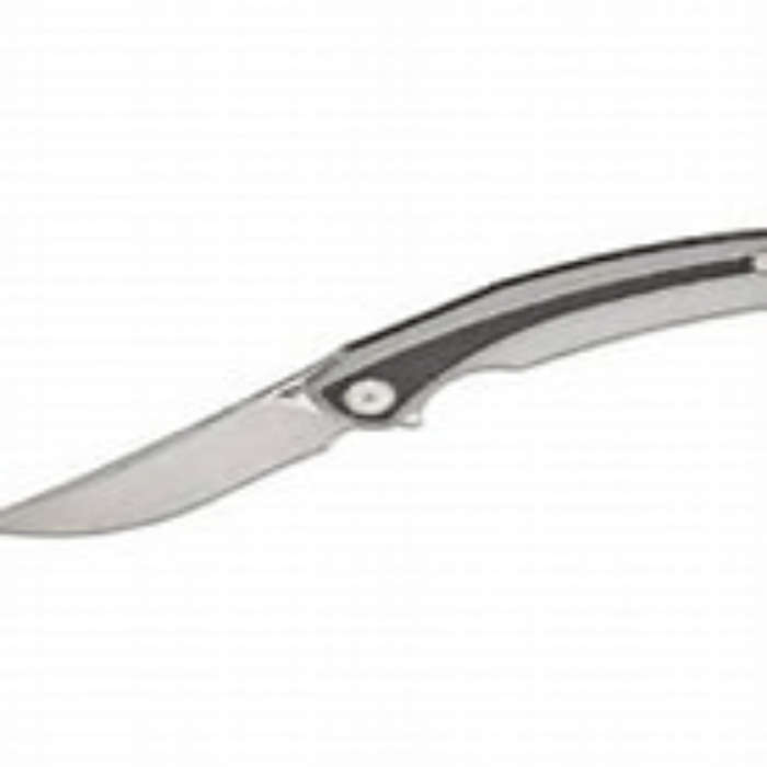BESTECH Titanium Marble Carbon Fiber Inlay Knife  BT2402C