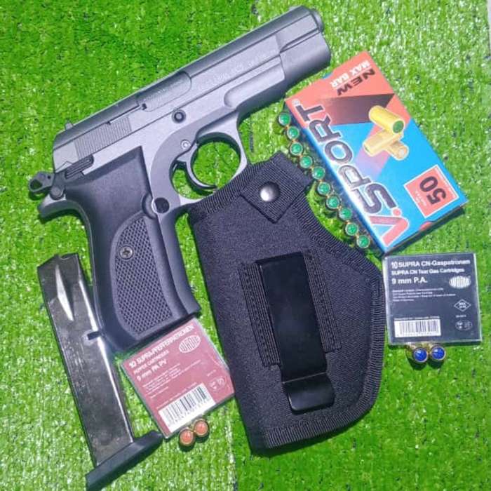 AKSA K20 Fumed Blank/Pepper Gun (Semi Auto|14+1|9mm PAK)