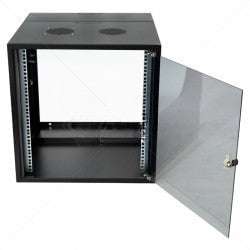 Cabinet 12U Wall Box Swingframe 600mm incl Fan & Power Part No: CA104