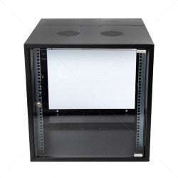 Cabinet 12U Wall Box Swingframe 600mm incl Fan & Power Part No: CA104