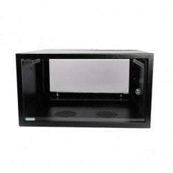 Cabinet 6U Wall Box Swingframe Collar 400x200mm excl Fan & Power Part No: CA111B