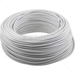 Cabtyre - 0.5mm 4 Core White / 100m Part No: CB03