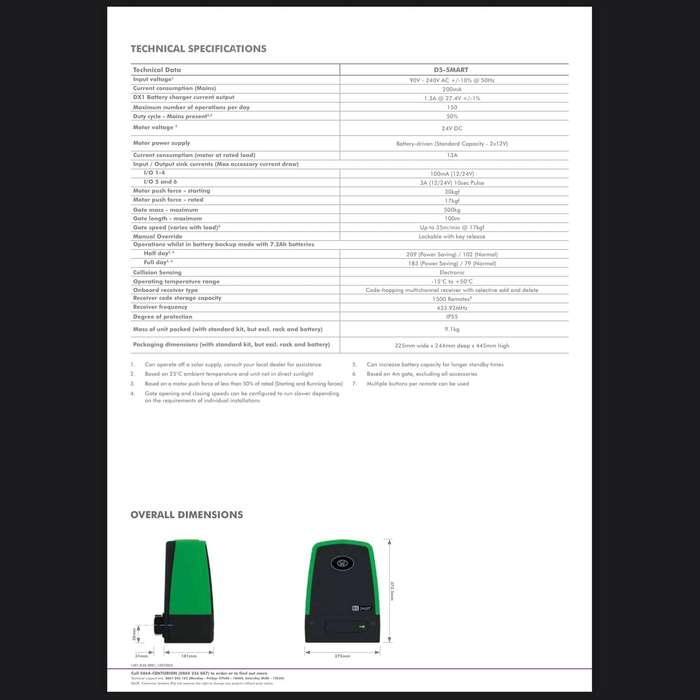 Centurion Sliding Gate Kit D5 EVO SMART with Battery and Rack