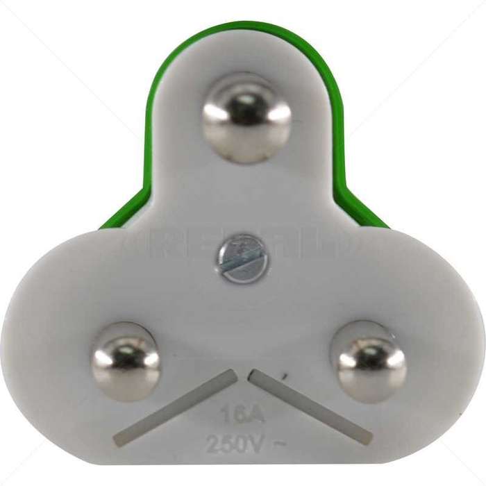 Clearline Mains Protect 16A Std Plug LED (Green)