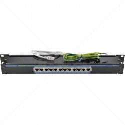 Clearline Surge Protector 12-CH Network Gigabit 10/100/1000Mbps PoE Part No: LT02-12P