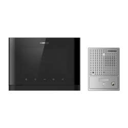 COMMAX 7-Inch Expandable Console Video Intercom Kit w/ Pinhole Gate Station - Part No: IC62-1