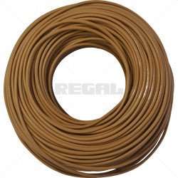 10 Core Brown Comms Cable  100m Roll (Untinned Copper, Low Voltage)