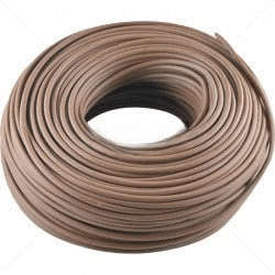 10 Core Brown Comms Cable  100m Roll (Untinned Copper, Low Voltage)