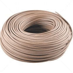 10 Core Brown Comms Cable  100m Roll (Untinned Copper, Low Voltage)