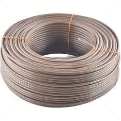 8 Core Comms Cable  Brown 100m Roll (Bare Copper, Untinned)