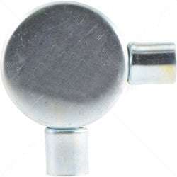 Conduit Bosal - 20mm 2-Way Angle Box Galvanised incl Lid & Screws Part No: CA11-7
