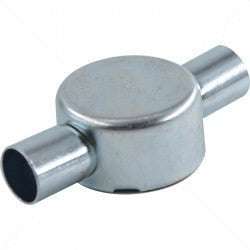 Conduit Bosal - 20mm 3-Way Box Galvanised incl Lid & Screws Part No: CA12-8
