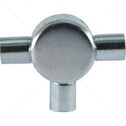 Conduit Bosal - 25mm 3-Way Box Galvanised incl Lid & Screws Part No: CA11-5