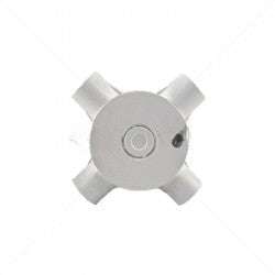 Conduit PVC - 20mm 4-Way Box with Lid and Screws Part No: CA12-3