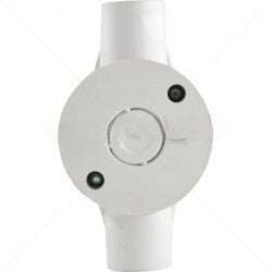 Conduit PVC - 25mm 2-Way Box with Lid and Screws Part No: CA11-1