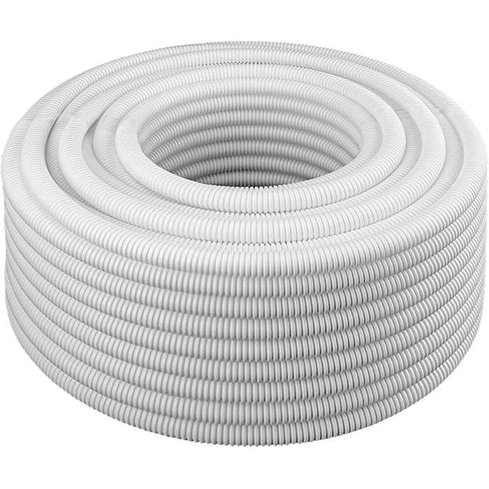 Conduit PVC - 25mm Flex per Roll - 20m White Part No: CA16-20