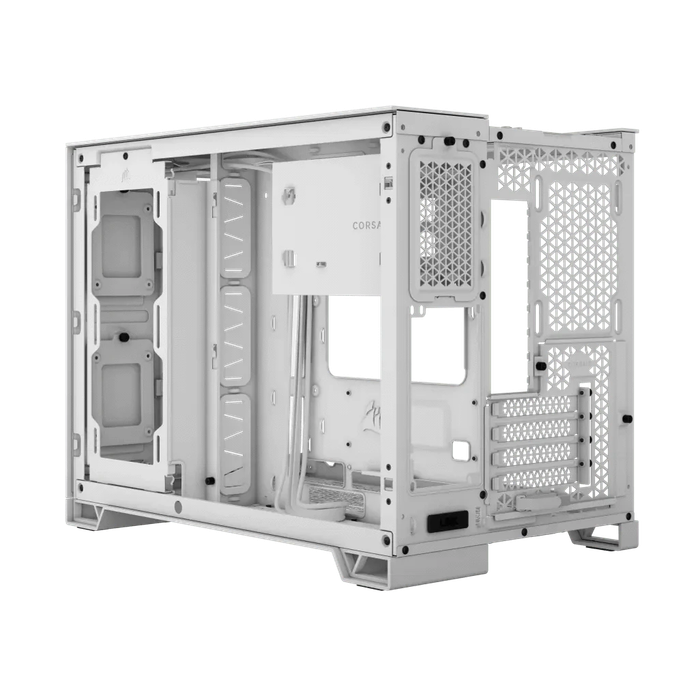 Corsair 2500X, Midi Tower, PC, White, ATX, 18 cm, 40 cm