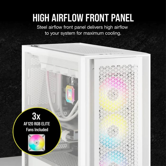 Corsair iCUE 5000D RGB Airflow, Midi Tower, PC, White