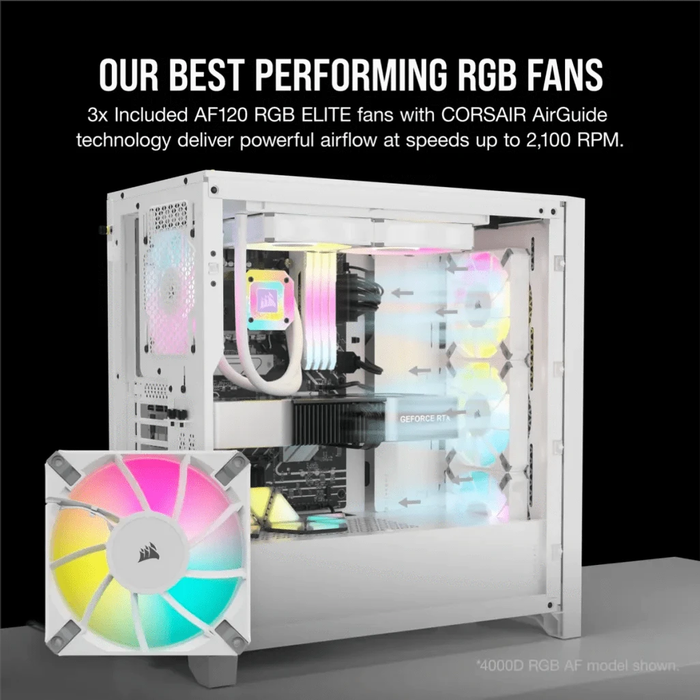 Corsair iCUE 5000D RGB Airflow, Midi Tower, PC, White