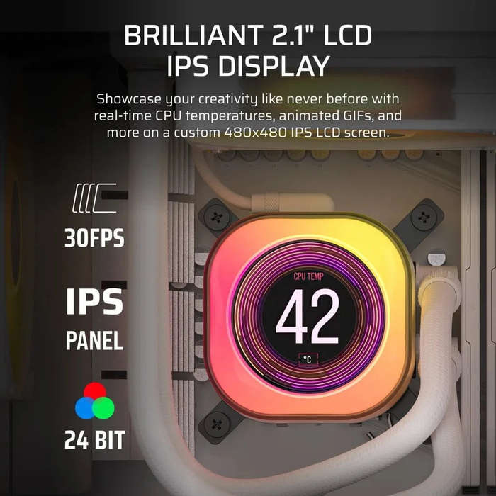 Corsair iCUE LINK TITAN 360 RX LCD, Air cooler