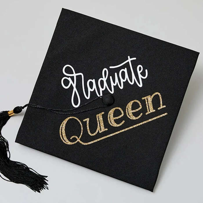 Cricut 2009350 Glitter Iron-On Vinyl Roll Gold 5 ft  Washable
