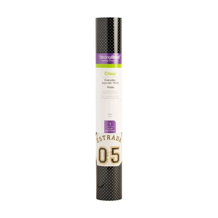 Cricut Black Smooth HTV Roll  305 x 610 mm Glossy Vinyl