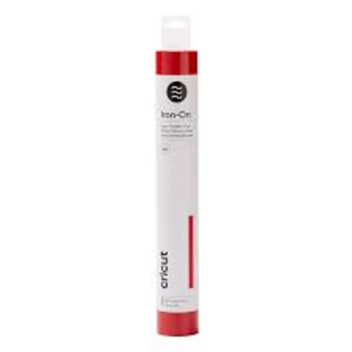 Cricut CC 2009346 Red Glossy Iron-On Heat Transfer Vinyl Roll  5 ft