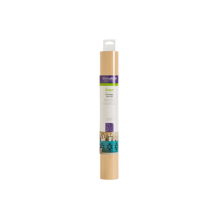 Cricut CC ED IRON ON PCH  Beige Heat Transfer Vinyl Roll, 2-Pack