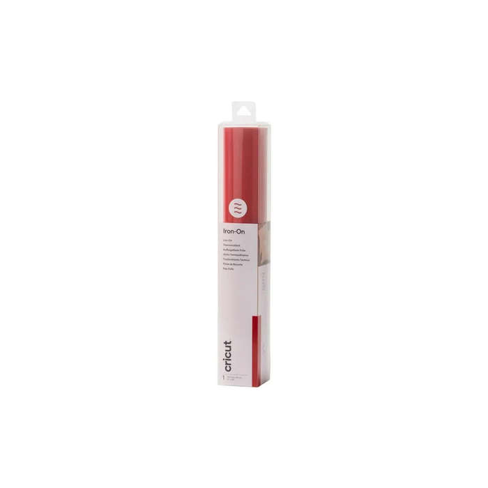 Cricut CC ED IRON ON RD  Red Heat Transfer Vinyl Roll, 305 x 610 mm