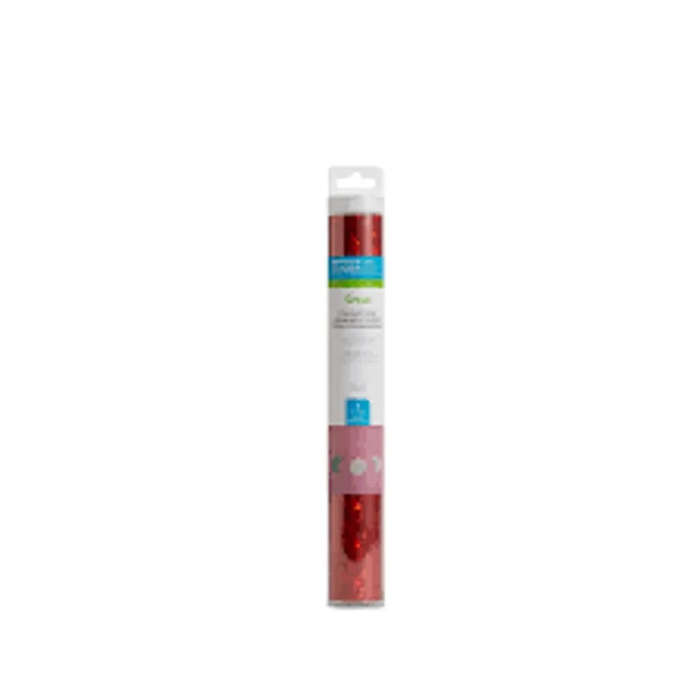 Cricut CC HOLO VINYL TRUE RED  True Red Holographic Vinyl Roll, 305 x 1220